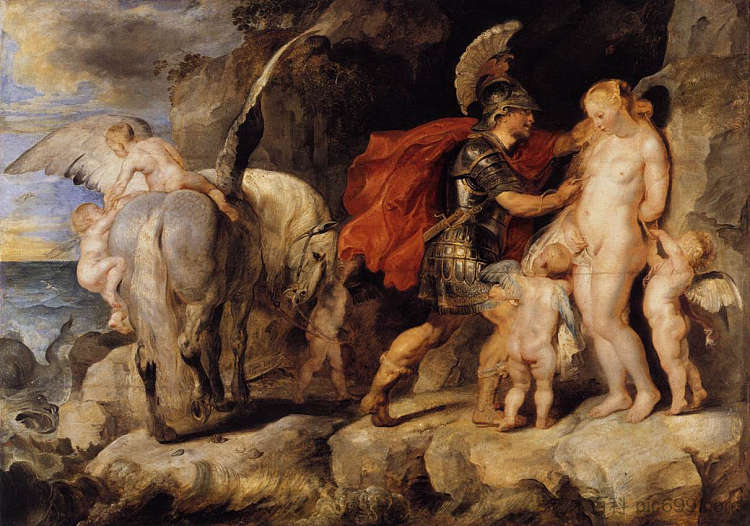 英仙座解放仙女座 Perseus Freeing Andromeda (c.1622),彼得·保罗·鲁本斯
