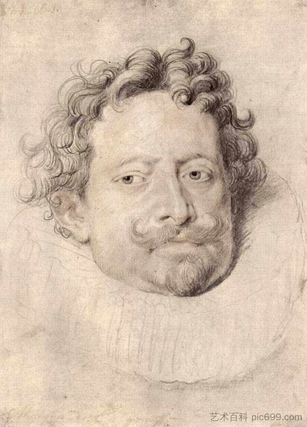 唐迭戈墨西拿的肖像 Portrait of Don Diego Messina (c.1627)，彼得·保罗·鲁本斯