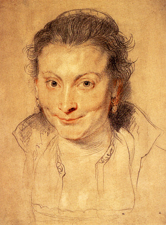 伊莎贝拉·勃兰特的肖像 Portrait of Isabella Brandt (c.1622)，彼得·保罗·鲁本斯