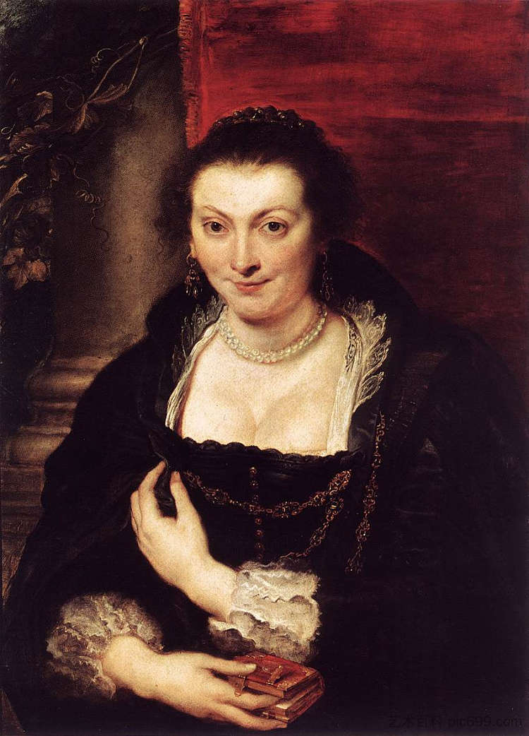 伊莎贝拉·布兰特的肖像 Portrait of Isabella Brant (1625 - 1626)，彼得·保罗·鲁本斯