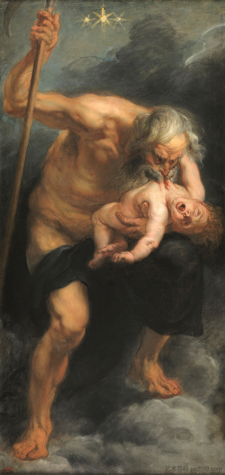 土星 Saturn (1636 - 1638; Madrid,Spain ),彼得·保罗·鲁本斯