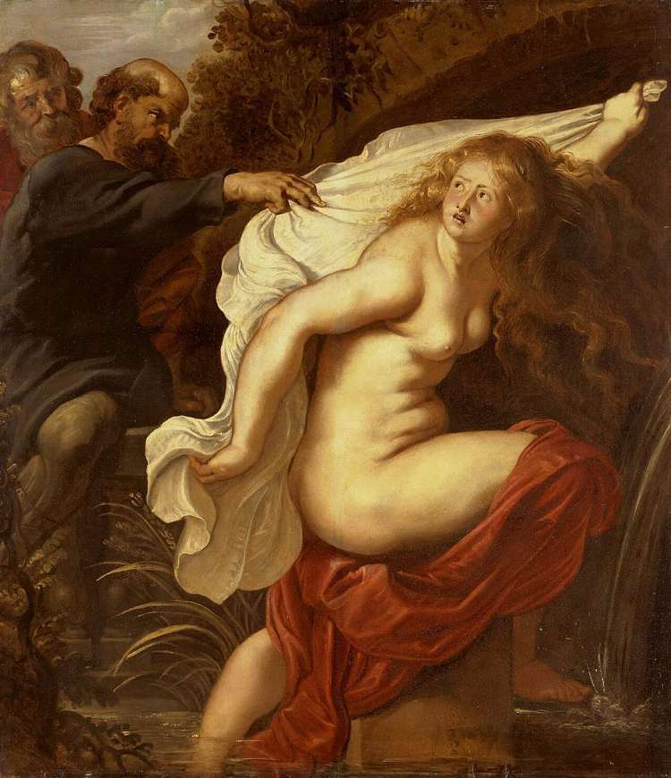 苏珊娜和长老 Susanna and the Elders (c.1611)，彼得·保罗·鲁本斯
