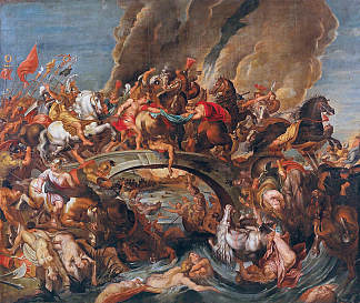 亚马逊之战 The Battle of the Amazons (c.1600)，彼得·保罗·鲁本斯