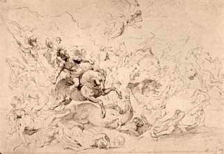 塞纳赫里布的损害 The Damage of Sennaherib (c.1616 – c.1618)，彼得·保罗·鲁本斯