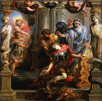 阿喀琉斯之死 The Death of Achilles (c.1630)，彼得·保罗·鲁本斯