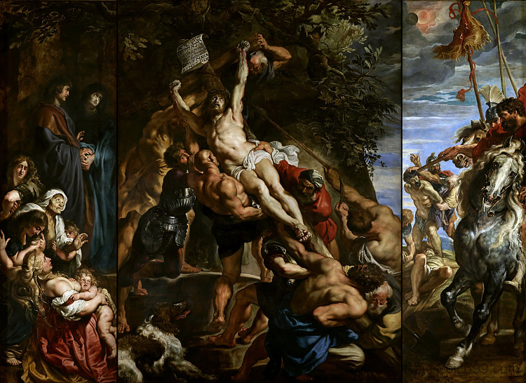 十字架的提升 The Elevation of the Cross (1610),彼得·保罗·鲁本斯