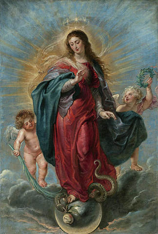 圣母无原罪 Immaculate Conception (c.1628)，彼得·保罗·鲁本斯