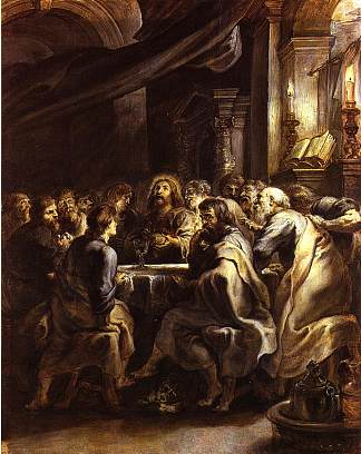 最后的晚餐 The Last Supper (c.1632)，彼得·保罗·鲁本斯