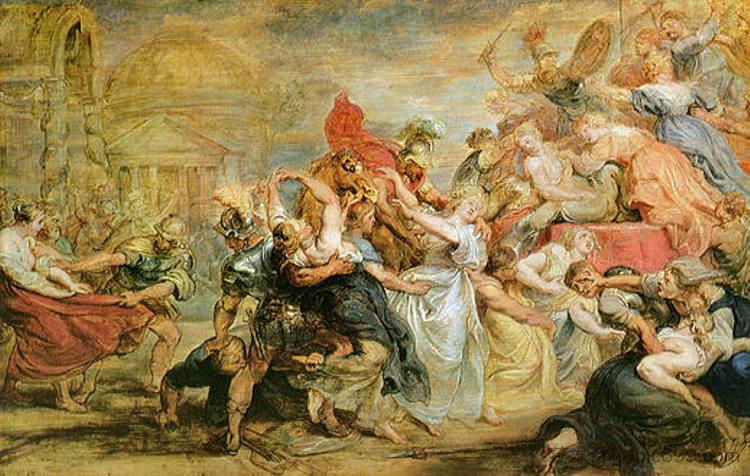 萨宾妇女的强奸案 The Rape of the Sabine Women，彼得·保罗·鲁本斯