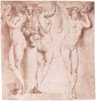 三个女神像 The Three Caryatids，彼得·保罗·鲁本斯