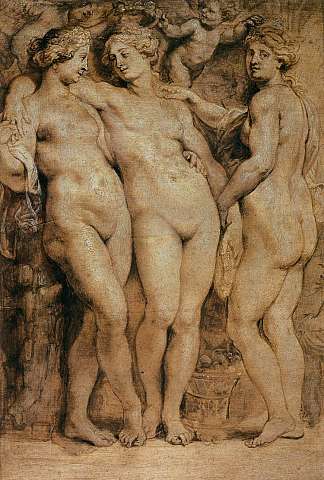 三恩典 The Three Graces (1620 – 1623)，彼得·保罗·鲁本斯