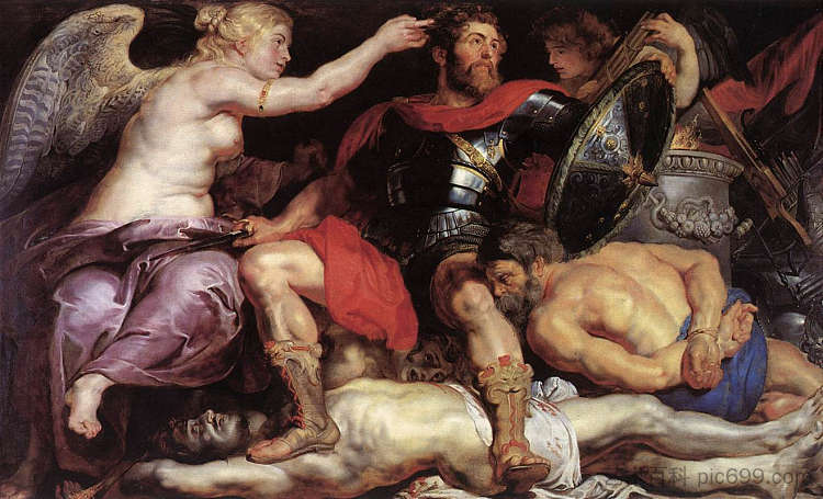 胜利的胜利 The Triumph of the Victory (c.1614),彼得·保罗·鲁本斯