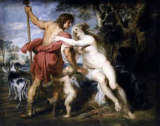 维纳斯和阿多尼斯 Venus and Adonis (c.1635)，彼得·保罗·鲁本斯