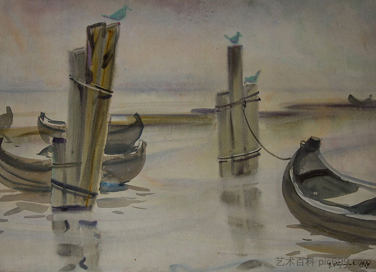 卡累利阿。船。海鸥 Karelia. Boats. Seagulls (1969),马来亚彼得罗斯