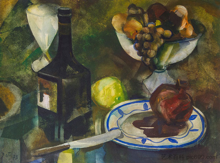 静物与水果 Still Life with Fruits (1973)，马来亚彼得罗斯