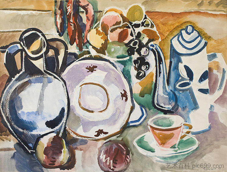 静物与水果 Still Life with Fruits (1978)，马来亚彼得罗斯