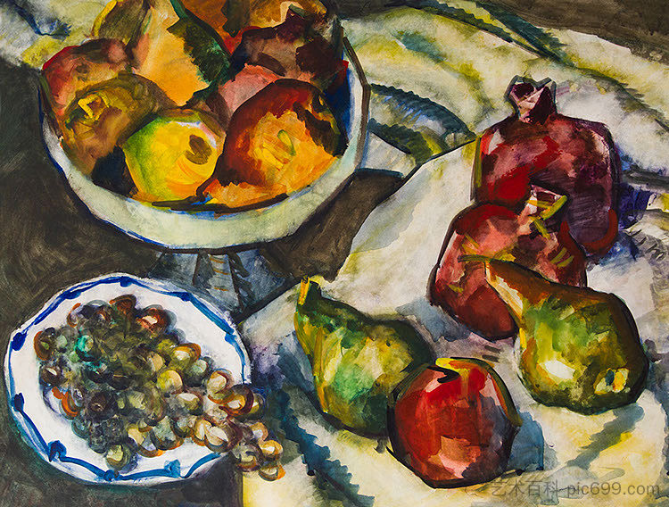 静物与水果 Still Life with Fruits (1982)，马来亚彼得罗斯