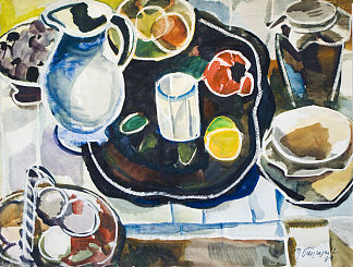 静物与水果 Still Life with Fruits (1984)，马来亚彼得罗斯