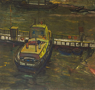 无题（船，卡累利阿） Untitled (Boat, Karelia) (1972)，马来亚彼得罗斯