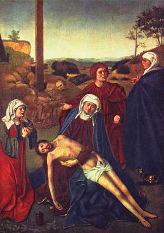 《哀歌》 The Lamentation (1435)，佩特鲁斯·克里斯图斯