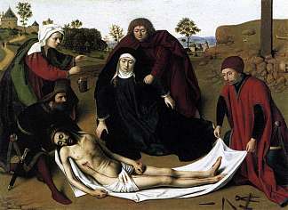 《哀歌》 The Lamentation (c.1455)，佩特鲁斯·克里斯图斯