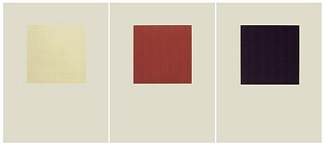 无题（奶油色/红色/黑色） Untitled (Cream / Red / Black) (1984)，菲尔西姆斯