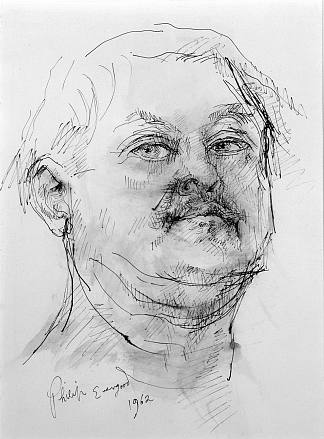 艺术家60岁的自画像 Self Portrait of the Artist at Age 60 (1962)，菲利普·埃弗古德