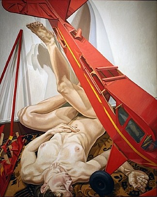 裸体与红色模型飞机 Nude with Red Model Airplane (1988)，菲利普·佩尔斯坦