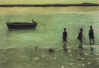 埃塔普勒斯海滩 Beach at Etaples (1887)，菲利普·威尔逊·施特尔