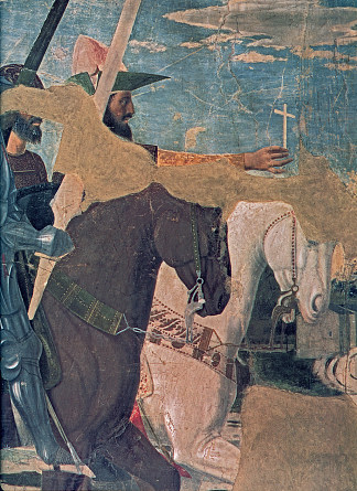 君士坦丁战胜马克森提乌斯（局部） Constantine’s Victory over Maxentius (detail) (1452 – 1466)，皮耶罗·德拉·弗朗西斯卡