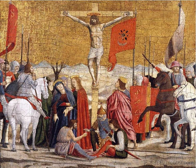 受难 Crucifixion (c.1460)，皮耶罗·德拉·弗朗西斯卡