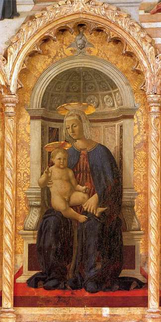 麦当娜和孩子 Madonna and Child (c.1460)，皮耶罗·德拉·弗朗西斯卡