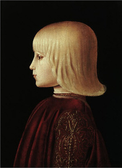 一个男孩的肖像 Portrait of a boy (c.1483),皮耶罗·德拉·弗朗西斯卡