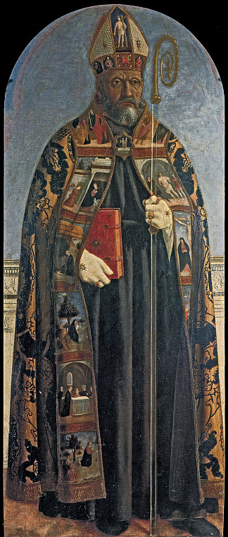 圣奥古斯丁 St. Augustine (1454)，皮耶罗·德拉·弗朗西斯卡