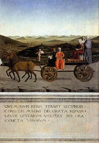 巴蒂斯塔·斯福尔扎的胜利 Triumph of Battista Sforza (1465 – 1466)，皮耶罗·德拉·弗朗西斯卡