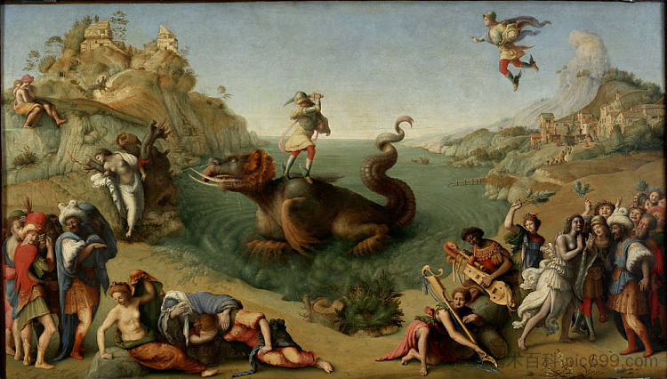 英仙座拯救仙女座 Perseus Rescuing Andromeda (1510),皮耶罗·迪·科西莫