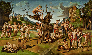 巴克斯发现蜂蜜 The Discovery of Honey by Bacchus (1505)，皮耶罗·迪·科西莫