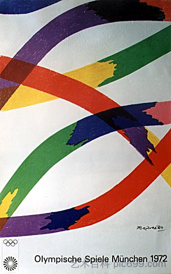 慕尼黑奥运会海报 Munich Olympic Games Poster (1972)，皮耶罗多拉齐奥