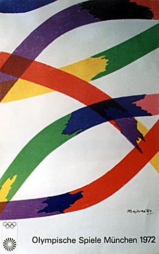 慕尼黑奥运会海报 Munich Olympic Games Poster (1972)，皮耶罗多拉齐奥
