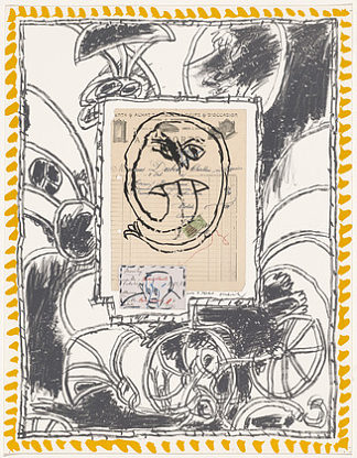 第四版来自纸浆特质组合 Plate IV from the portfolio Papiers Traités (1978)，皮埃尔・阿列钦斯