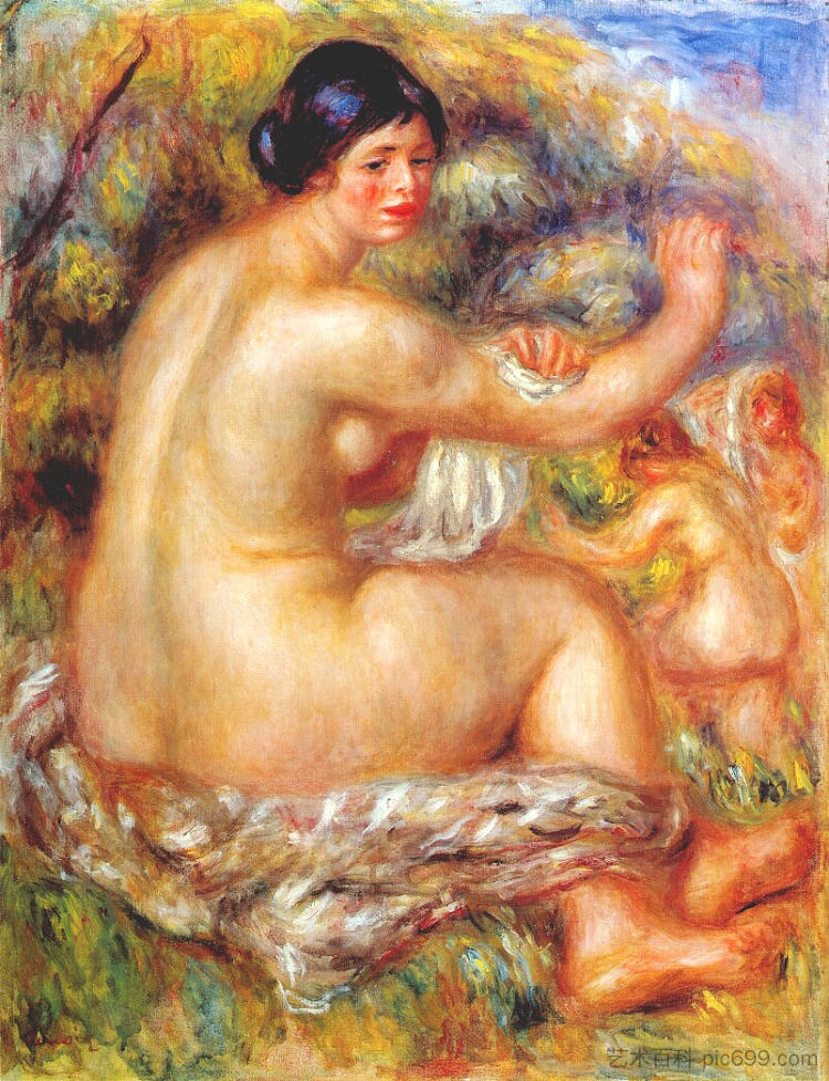 洗澡后 After the bath (1910 - 1912)，皮耶尔·奥古斯特·雷诺阿