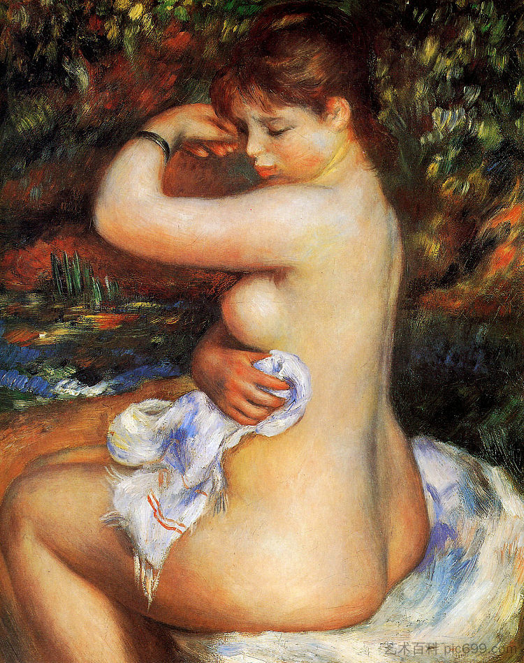 洗澡后 After the Bath (1888),皮耶尔·奥古斯特·雷诺阿