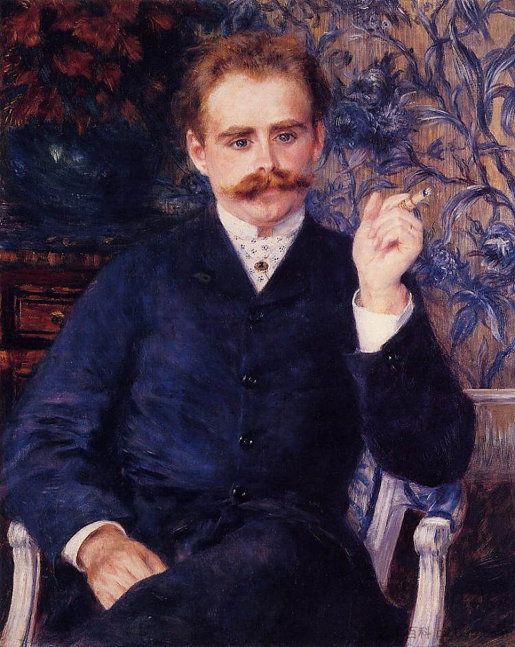 来自安特卫普的阿尔伯特·卡恩 Albert Cahen d`Anvers (1881),皮耶尔·奥古斯特·雷诺阿