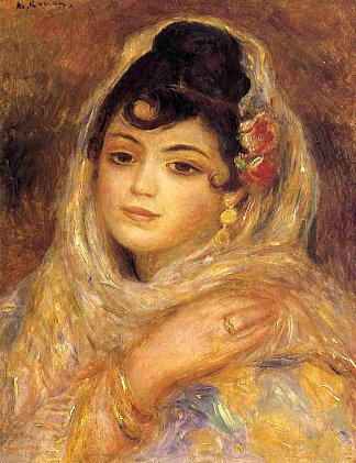 阿尔及利亚女人 Algerian Woman (1881)，皮耶尔·奥古斯特·雷诺阿