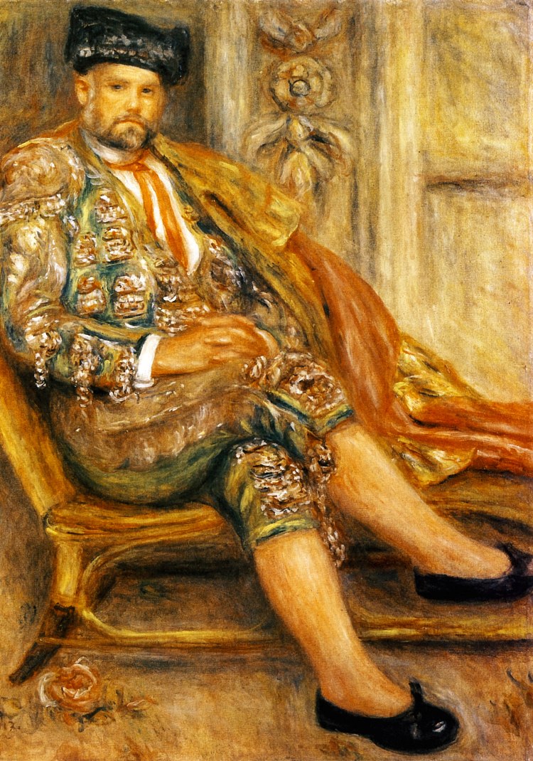 安布罗瓦兹·沃拉德肖像 Ambroise Vollard Portrait (1917)，皮耶尔·奥古斯特·雷诺阿