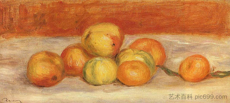 苹果和柑橘 Apples and Manderines (1901),皮耶尔·奥古斯特·雷诺阿