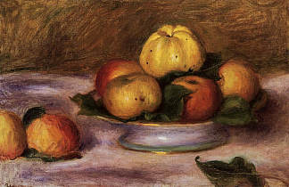 苹果和柑橘 Apples and Manderines (c.1890)，皮耶尔·奥古斯特·雷诺阿