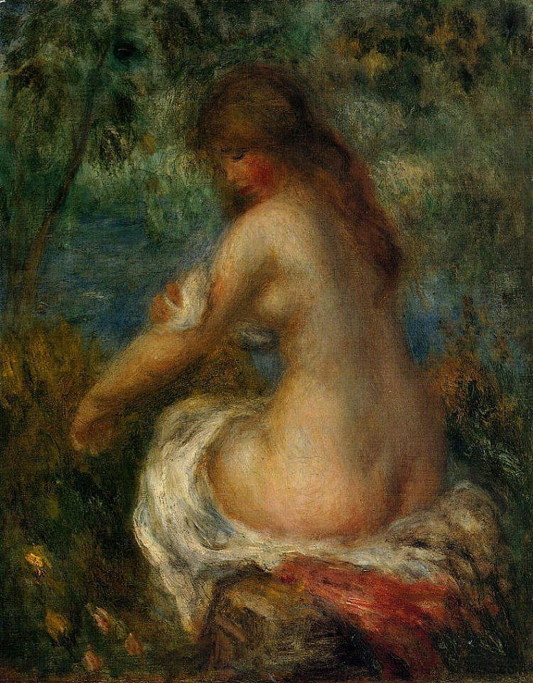 游泳者 Bather (1905)，皮耶尔·奥古斯特·雷诺阿