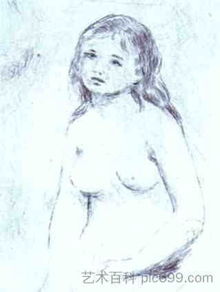 游泳者 Bather,皮耶尔·奥古斯特·雷诺阿