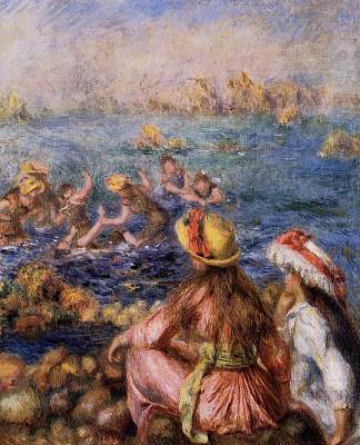 游泳者 Bathers (1892)，皮耶尔·奥古斯特·雷诺阿